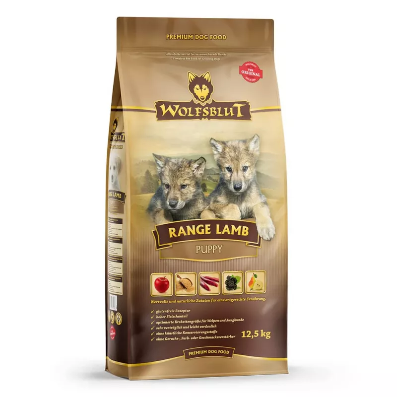 Range Lamb Puppy - Lamm mit Reis 12,5 kg